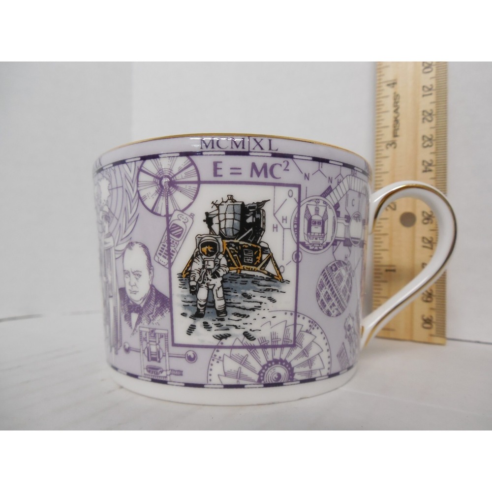 Wedgwood Millennium tea cup MCM -MCML Olympics/I Have a Dream/Moon 8oz 1999